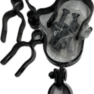 Black Single Swing Gate Hardware Kit