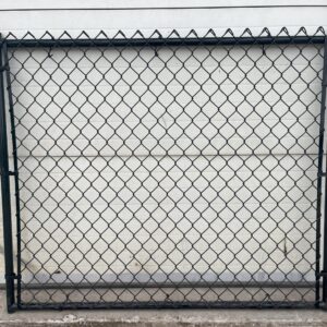 Black Single Swing Gate
